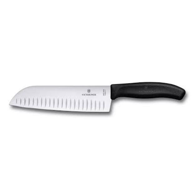 Victorinox Swiss Classic peilis Santoku, rievėta briauna, 17 cm 6.8523.17