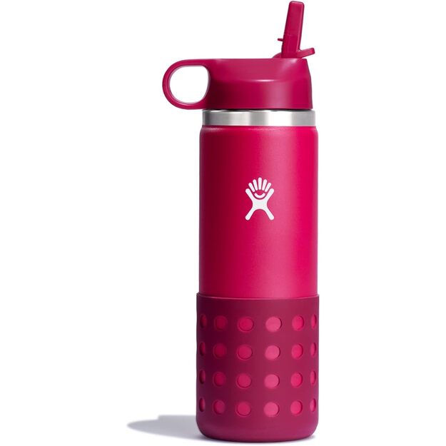 Hydro Flask vaikiška gertuvė su šiaudeliu 591ml W20BSWBBF623 Peony