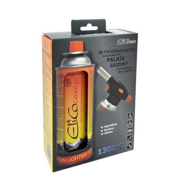 ElicoCamp dujinis degiklis + dujos 220g