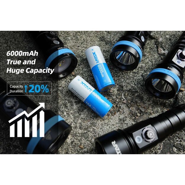 Аккумулятор XTAR 26650 6000 мАч