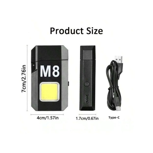 LED žibintuvėlis / žiebtuvėlis 2in1/120 LV-6002