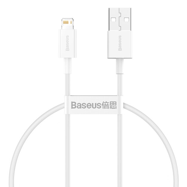 Baseus Superior Series Cable USB to Lightning, 2.4A, 0,25m (white)