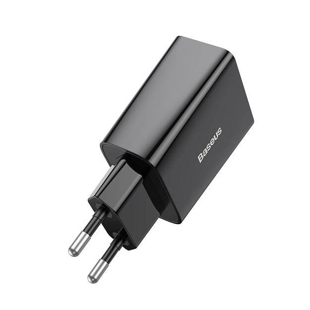 Baseus Speed Mini greitasis įkroviklis, USB-C, PD, 3A, 20W (juodas)