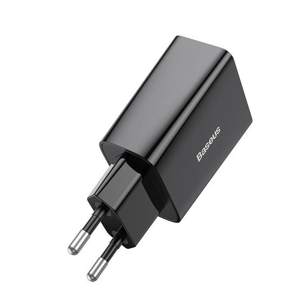 Baseus Speed Mini greitasis įkroviklis, USB-C, PD, 3A, 20W (juodas)