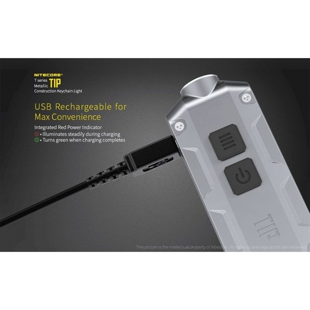 Nitecore TIP žibintuvėlis, glacier