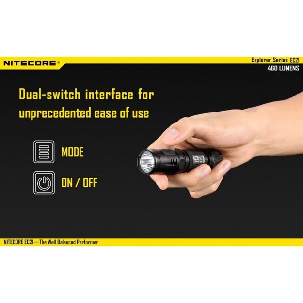 Nitecore EC21 žibintuvėlis