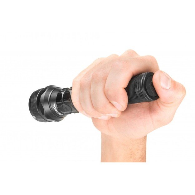 Įkraunamas 600lm IPX8 žibintuvėlis su stotele Patrol