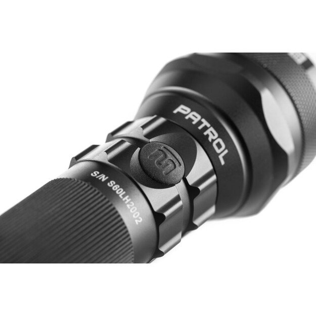 Įkraunamas 600lm IPX8 žibintuvėlis su stotele Patrol