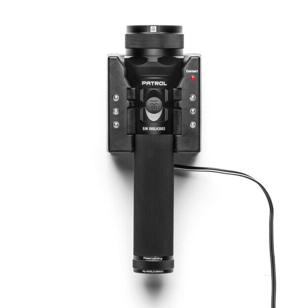 Įkraunamas 600lm IPX8 žibintuvėlis su stotele Patrol