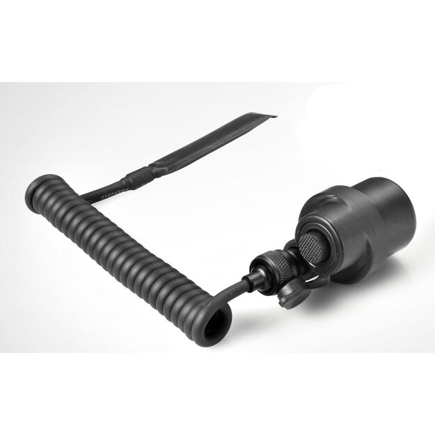 Mactronic dvigubas gelinis ginklo jungiklis su 35'' spyruokliniu laidu