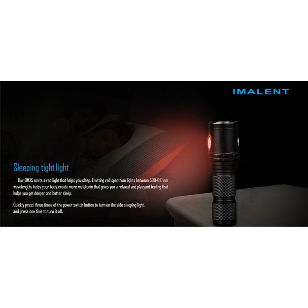 Imalent DM35 CREE XHP35 HI LED žibintuvėlis