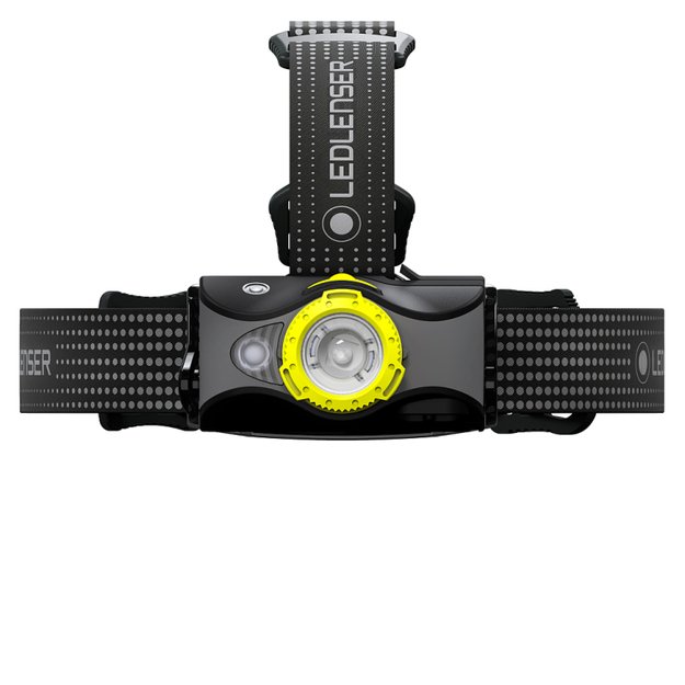LED Lenser MH7 žibintuvėlis, juodai geltonas