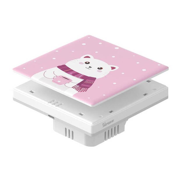 Декоративная крышка / крышка T5 SONOFF Cartoon 1C для сенсорного выключателя