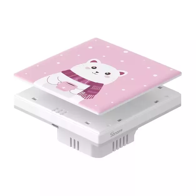 Декоративная крышка / крышка T5 SONOFF Cartoon 1C для сенсорного выключателя