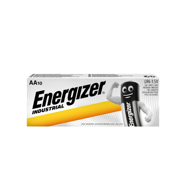 Energizer Industrial AA LR06 baterijos 10vnt