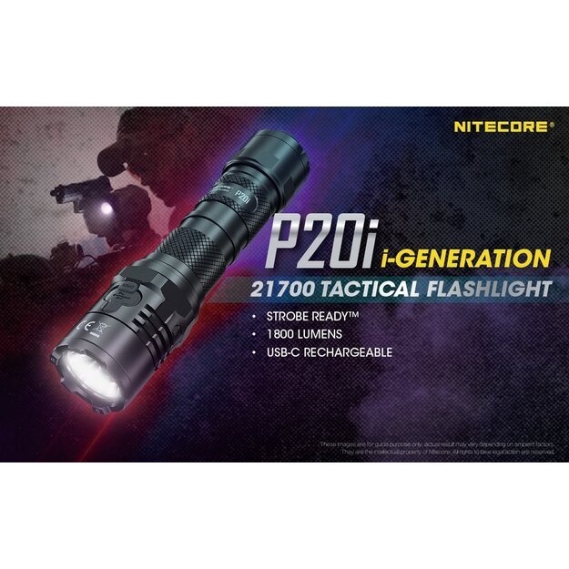 Nitecore P20i 1800lm žibintuvėlis