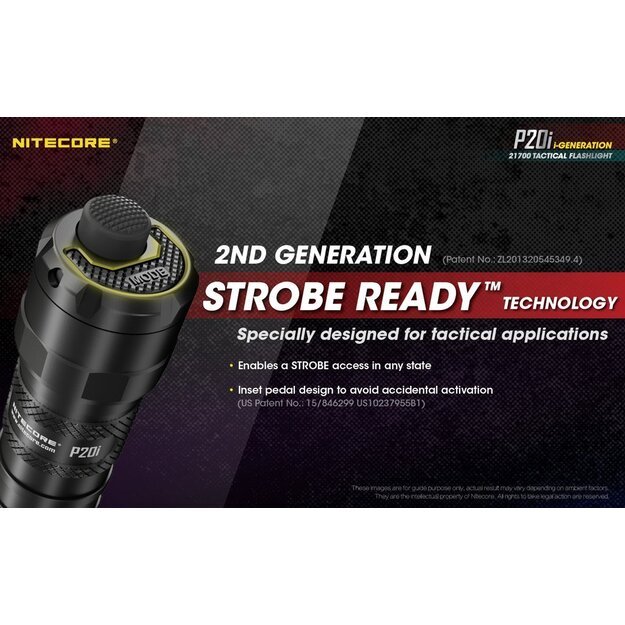 Nitecore P20i 1800lm žibintuvėlis