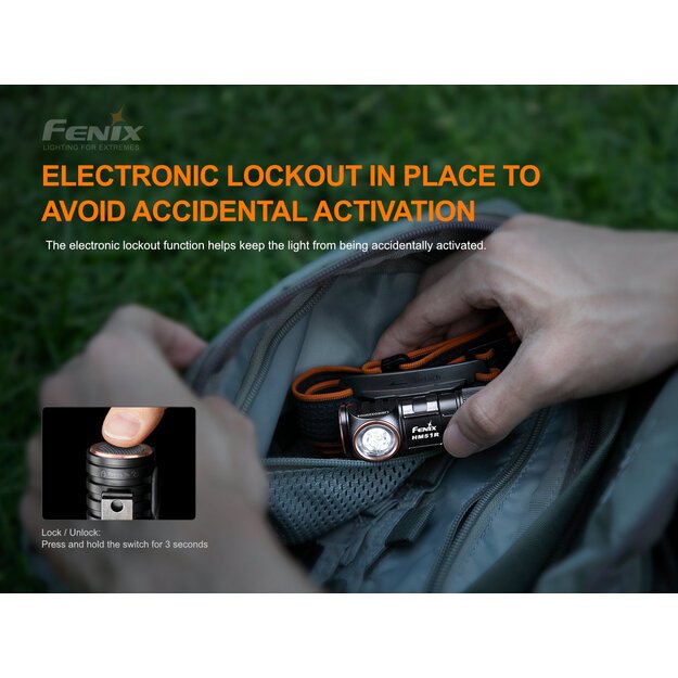 Fenix HM51R Ruby V2.0 žibintuvėlis ant galvos