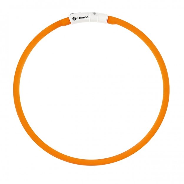 Flamingo Nera šviečiantis šunų antkaklis