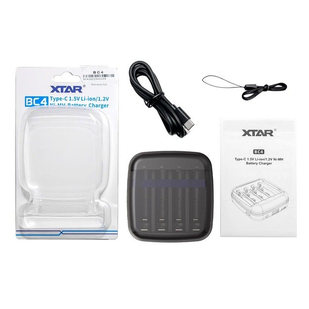Зарядное устройство Xtar BC4 для NiMH и Li-ion аккумуляторов AA, AAA
