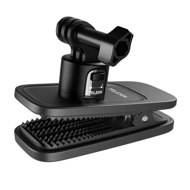 Kuprinės laikiklis TELESIN, skirtas veiksmo kameroms