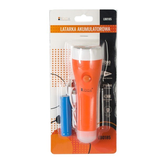 Įkraunamas LED XP-E + LED LIBOX žibintuvėlis