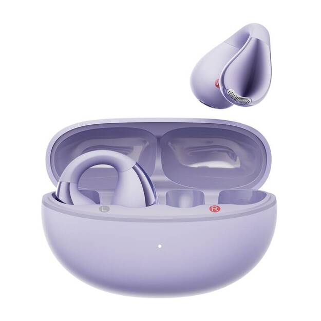 Наушники QCY Crossky Clip T33 (фиолетовый)