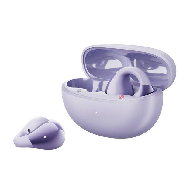 Наушники QCY Crossky Clip T33 (фиолетовый)