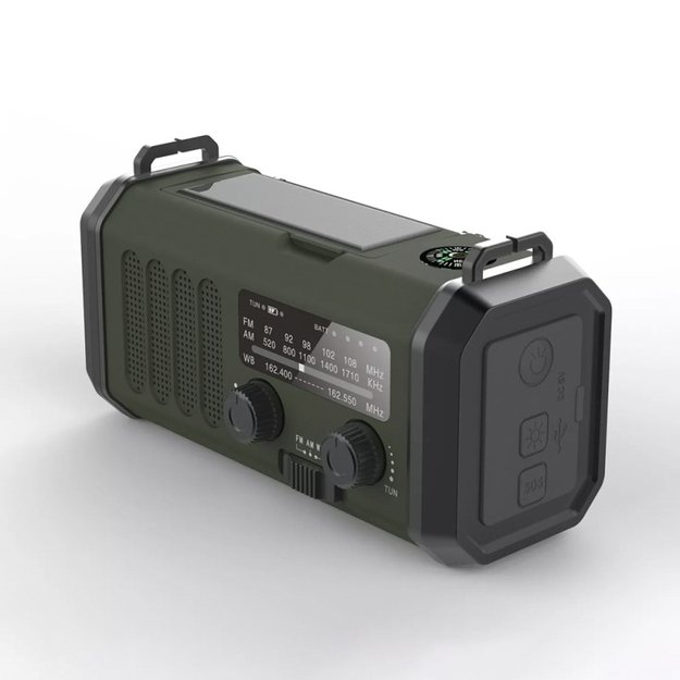 Аварийное радио с Powerbank 10 000 мАч Черный XSY33