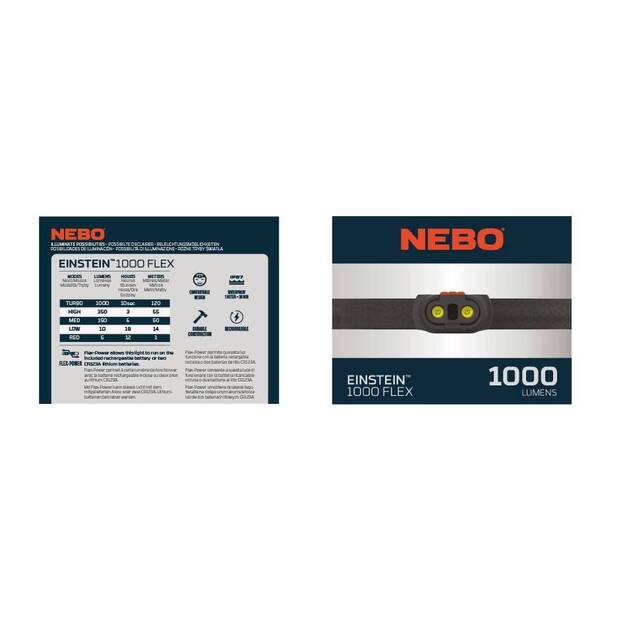 NEBO Einstein 1000 Galvos Žibintas