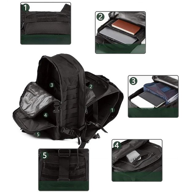 Foxter turistinė kuprinė 60L