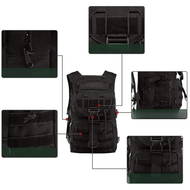 Foxter turistinė kuprinė 60L