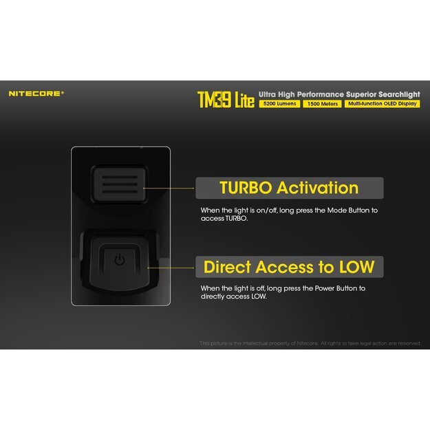 Nitecore TM39 Lite - 5200lm žibintuvėlis