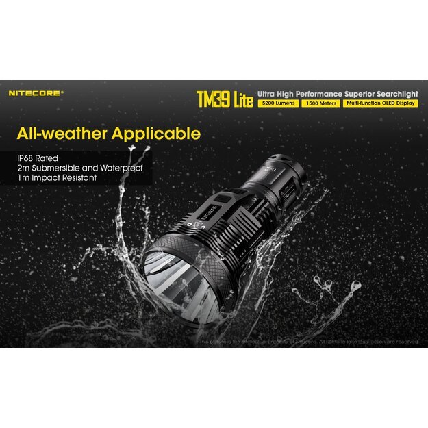 Nitecore TM39 Lite - 5200lm žibintuvėlis