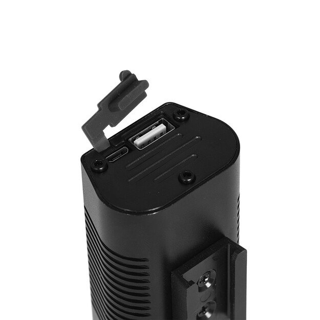 Dviračio žibintas 750 lm 2x XML + COB + powerbank Vayox