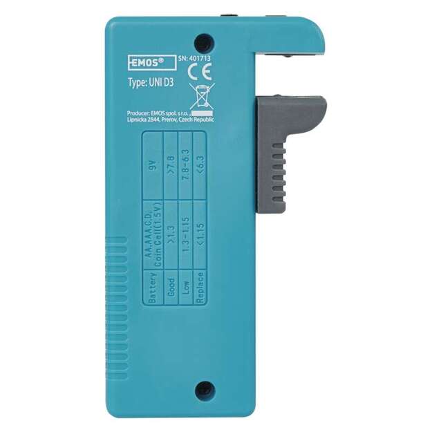 Battery tester EMOS N0322