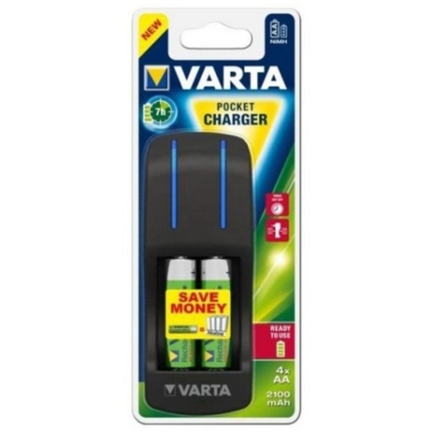 VARTA AA/ AAA baterijų įkroviklis + 4xR6/2600 AA baterijos 57642