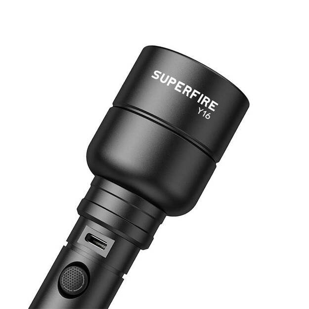 Superfire rankinis žibintuvėlis  Y16, 1700lm, USB-C
