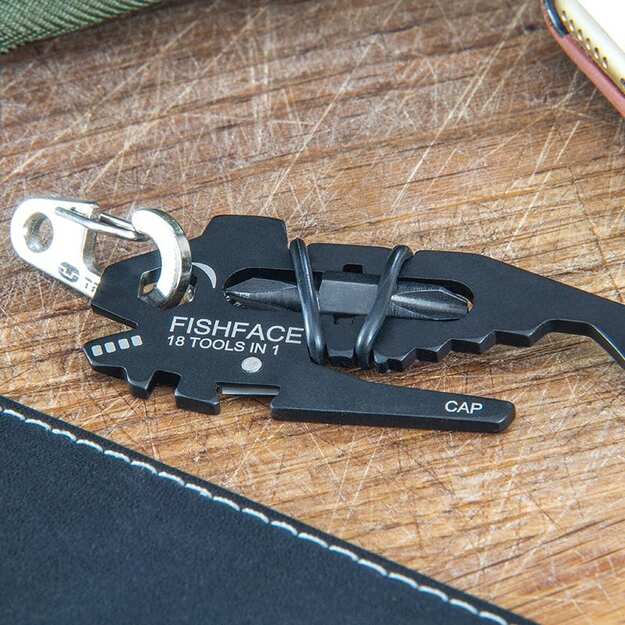 True Utility FishFace daugiafunkcinis įrankis 18-IN-1 TU206