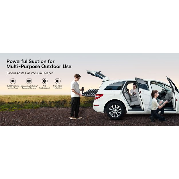 Baseus A3lite Wireless Car Vacuum Cleaner (Black)