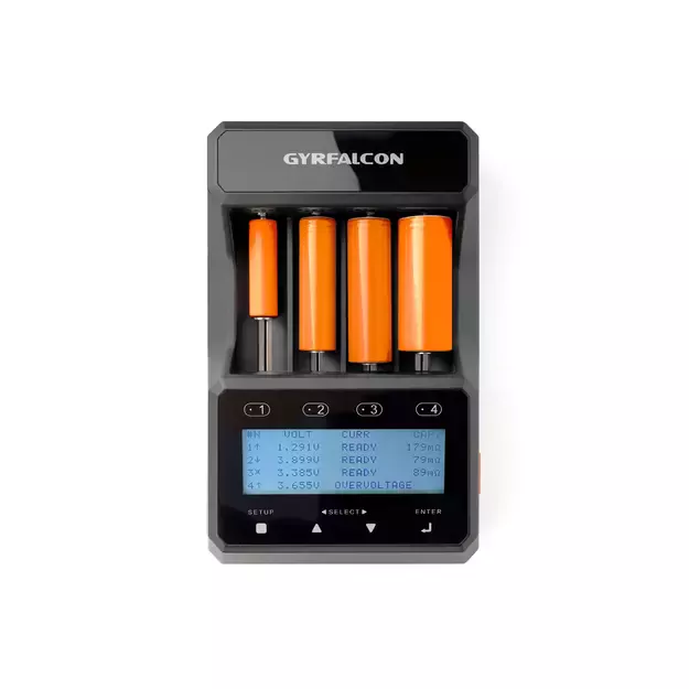 Gyrfalcon S8000 Профессиональное универсальное зарядное устройство и анализатор для всех типов аккумуляторов