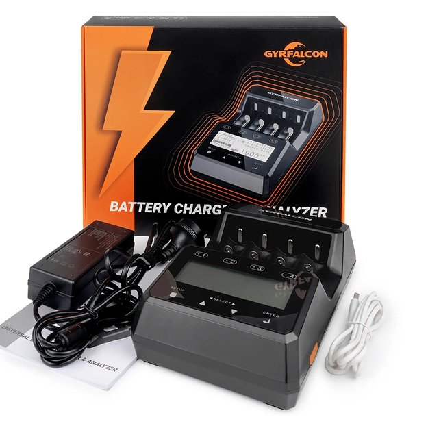 Gyrfalcon S8000 Профессиональное универсальное зарядное устройство и анализатор для всех типов аккумуляторов