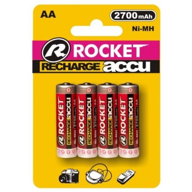 Rocket Accu 2700mAh AA akumuliatorius, 4 vnt.