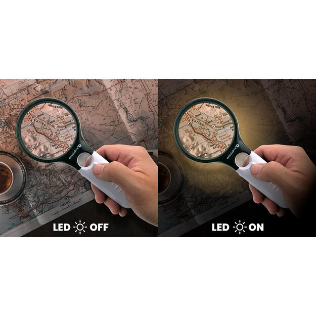 everActive MG-01 Magnifying Glass with LED Backlight
