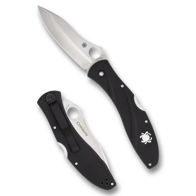 Spyderco Centofante 3 Knife Black FRN Plain (C66PBK3)