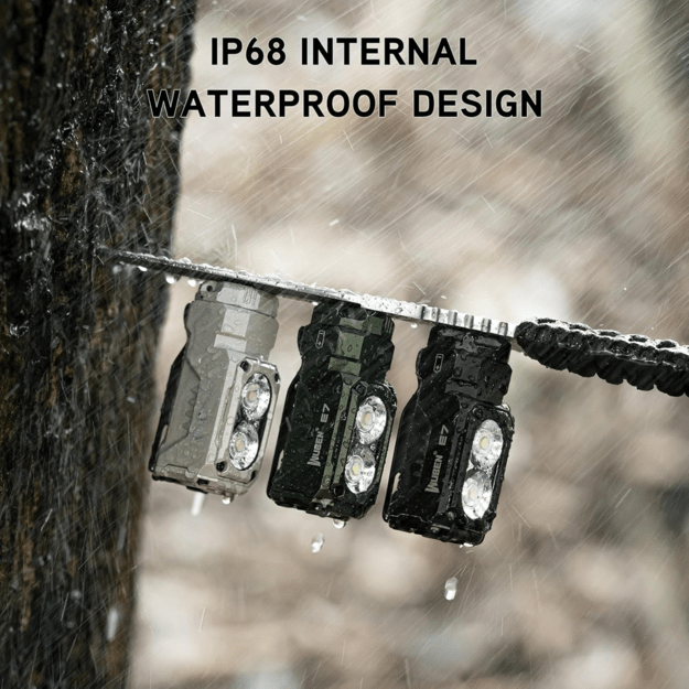 Wuben E7 аккумуляторный фонарик 1800лм черный