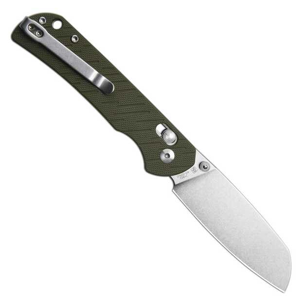 CJRB Cutlery Lyrid Green G10 sulenkiamas peilis J1953-GN