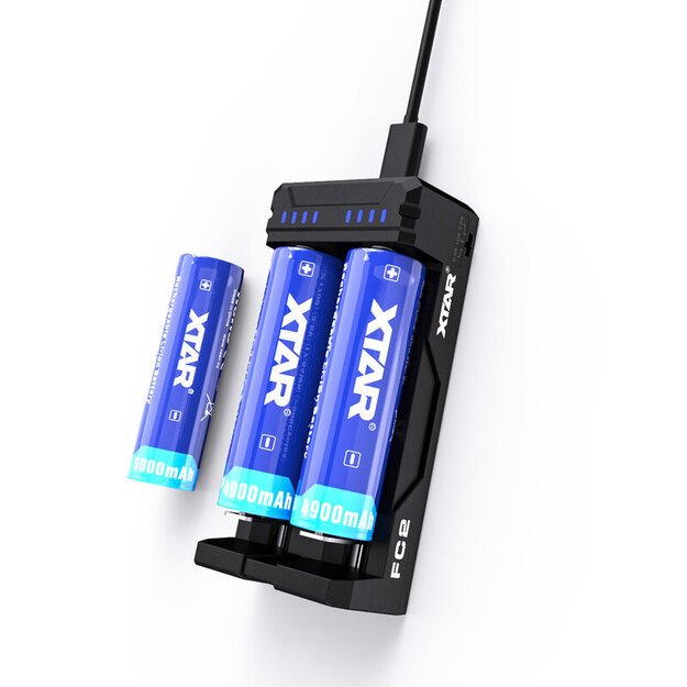 Зарядное устройство XTAR FC2 для Li-Ion и NiMh/NiCd аккумуляторов