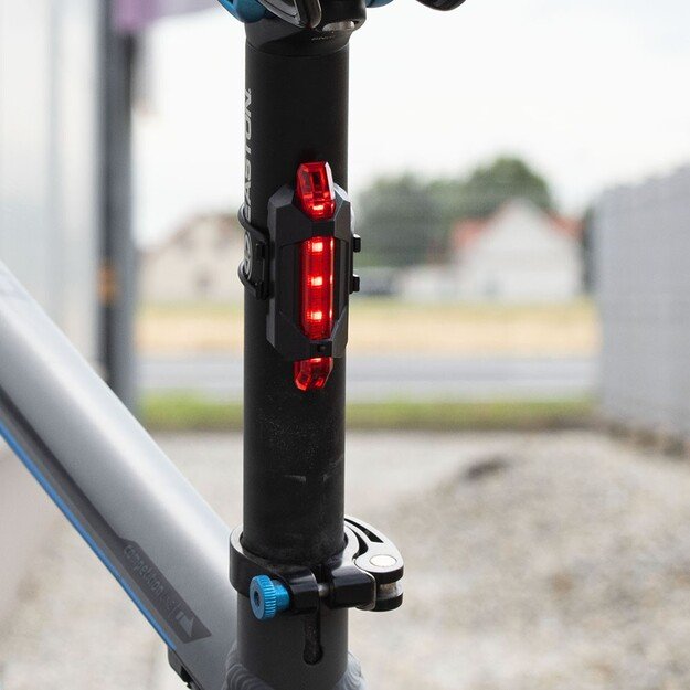 USB galinis dviračio žibintas