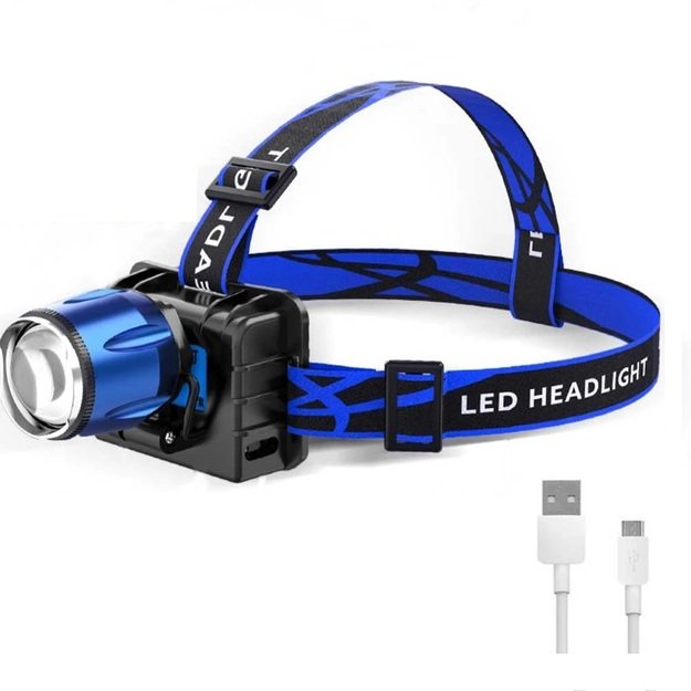 Ultraviolet and white lights headlamp